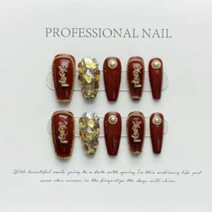 Ysl Nail Charms (pack Of 2 Pcs)