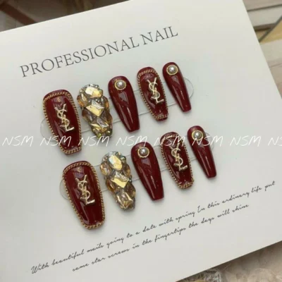Ysl Nail Charms (pack Of 2 Pcs)