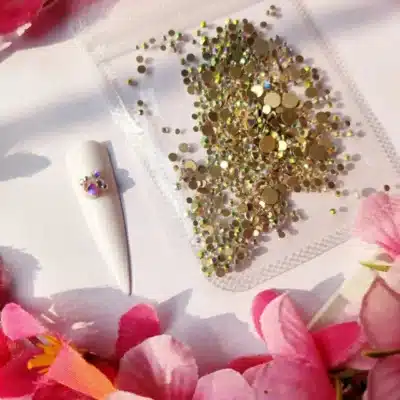 Aurora Ab Mix Sized Rhinestones Pack