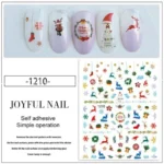 Christmas Nail Art Sticker Sheets (jo-1210)