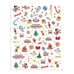 Christmas Nail Art Sticker Sheets (jo-1217)