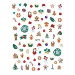 Christmas Nail Art Sticker Sheets (jo-1219)