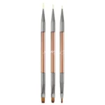 Dual Ended Gel And Art Brushes (Set Of 3)