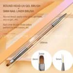 Dual Ended Gel And Art Brushes (set Of 3)