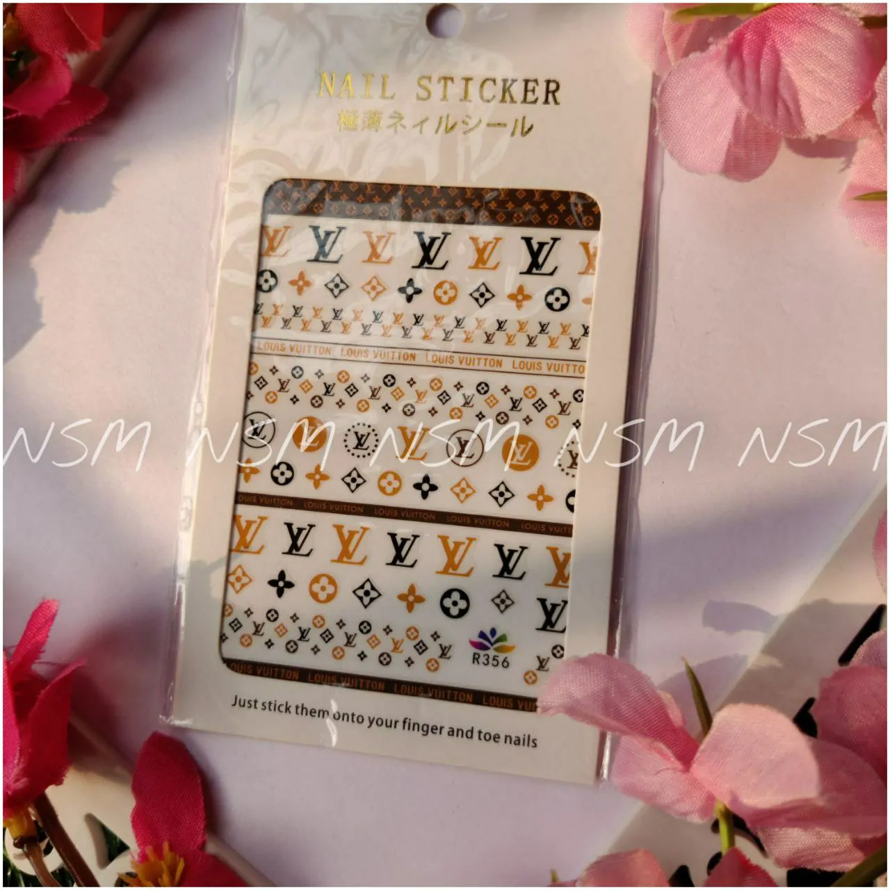 LV Nail Stickers