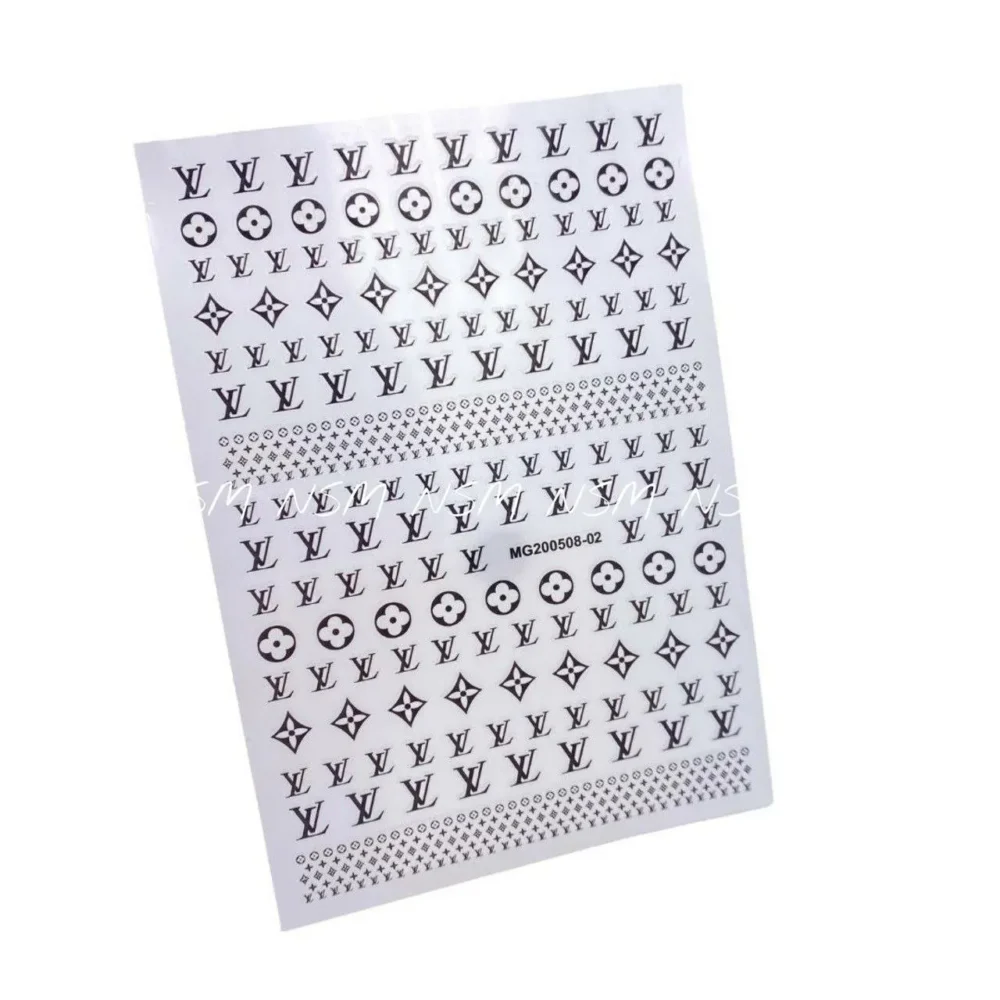 Lv Brand Nail Art Sticker Sheets (mg200508-02)