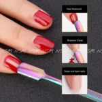Premium Quality Rainbow Cuticle Pusher (model No. 4)