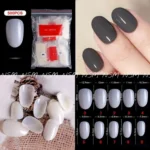 Short Oval Natural Nail Tips (Pack Of 500 Pc)