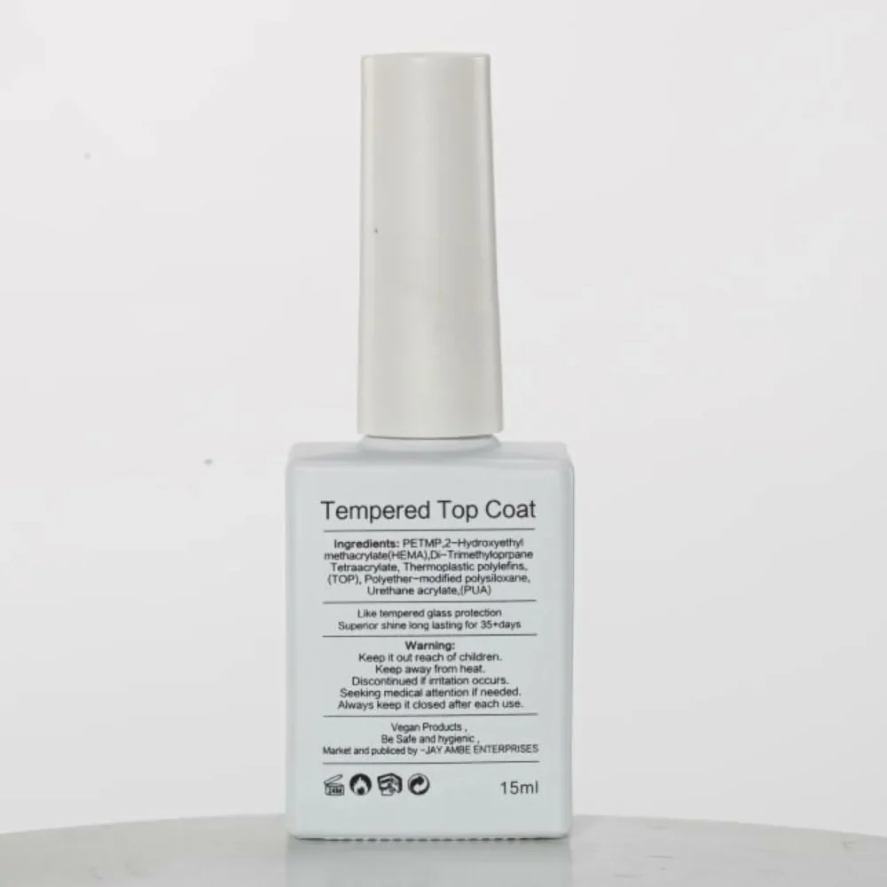 Bolt Bee Tempered Top Coat (15ml)