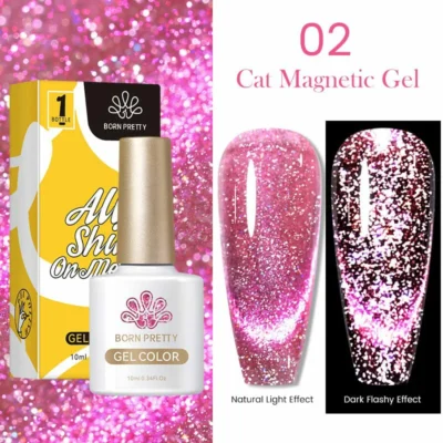 Born Pretty Reflective Cat Magnetic Gel Nail Polish 02 (10ml)