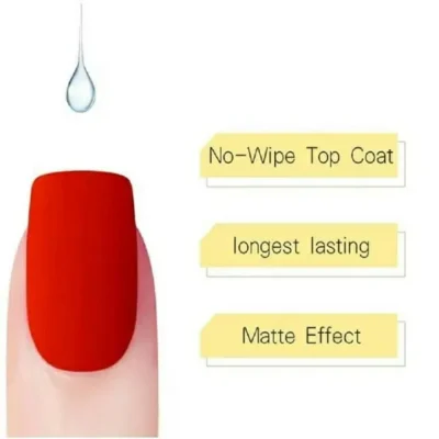 Born Pretty Silky White Series Matte Top Coat (10ml)