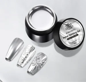 Born Pretty Super Shine Silver Metal Painting Gel (5ml)
