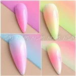 Candy Pastel Gradient Transfer Foil Box (set Of 10 Colors)