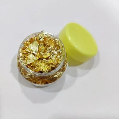 Gold Foil Flakes Jar