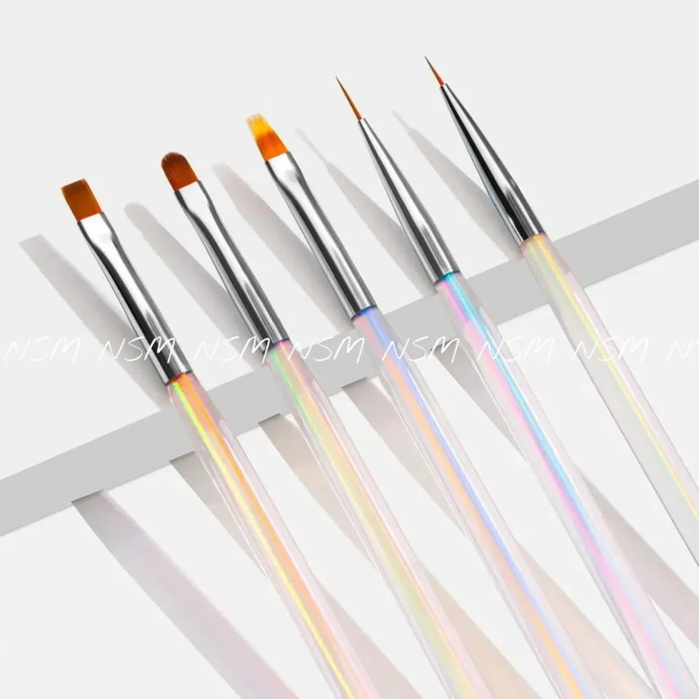 Nail Art Brush Set (5 In 1)