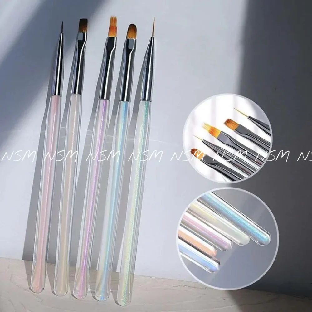 Nail Art Brush Set (5 In 1)