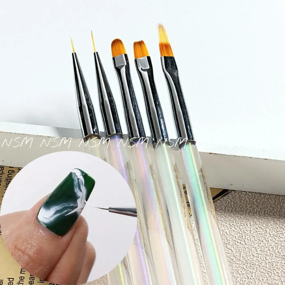 Nail Art Brush Set (5 In 1)