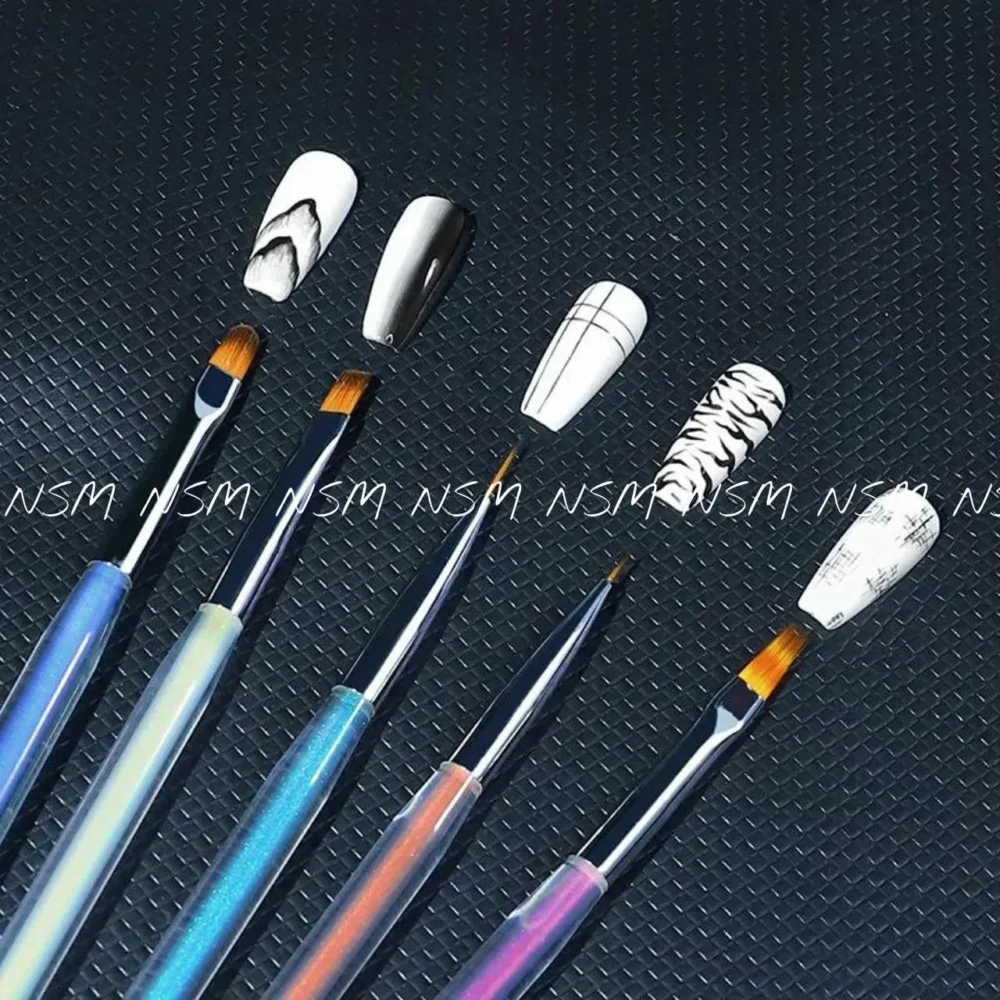 Nail Art Brush Set (5 In 1)