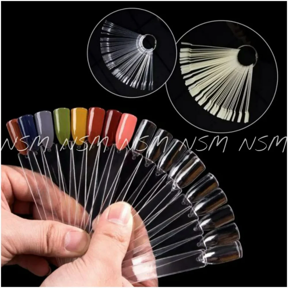Nail Art Display Swatch Sticks And Metal Ring (pack Of 50)