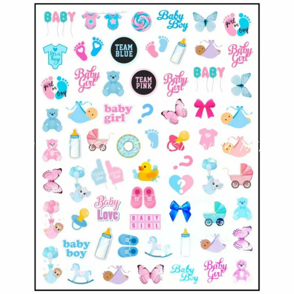 Baby Shower Sticker Sheets