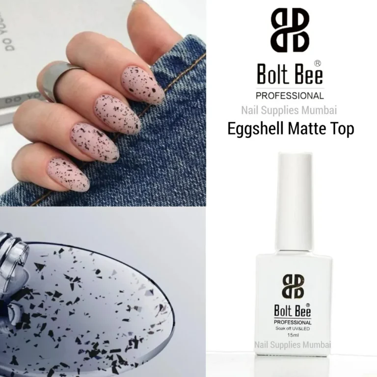 Bolt Bee Eggshell Matte Top Coat (15ml)