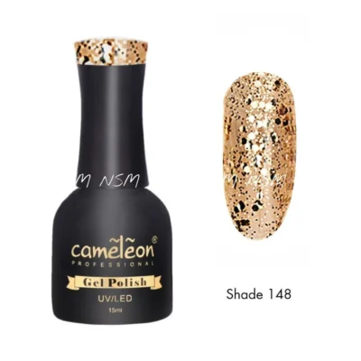 Cameleon Gold Chunky Glitter Mylar Mix Gel Polish 148 (15ml)