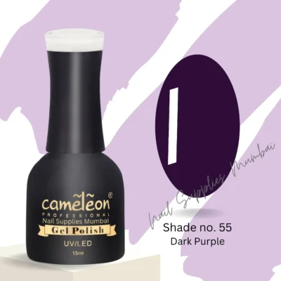 Cameleon Dark Purple Gel Polish 55 (15ml)