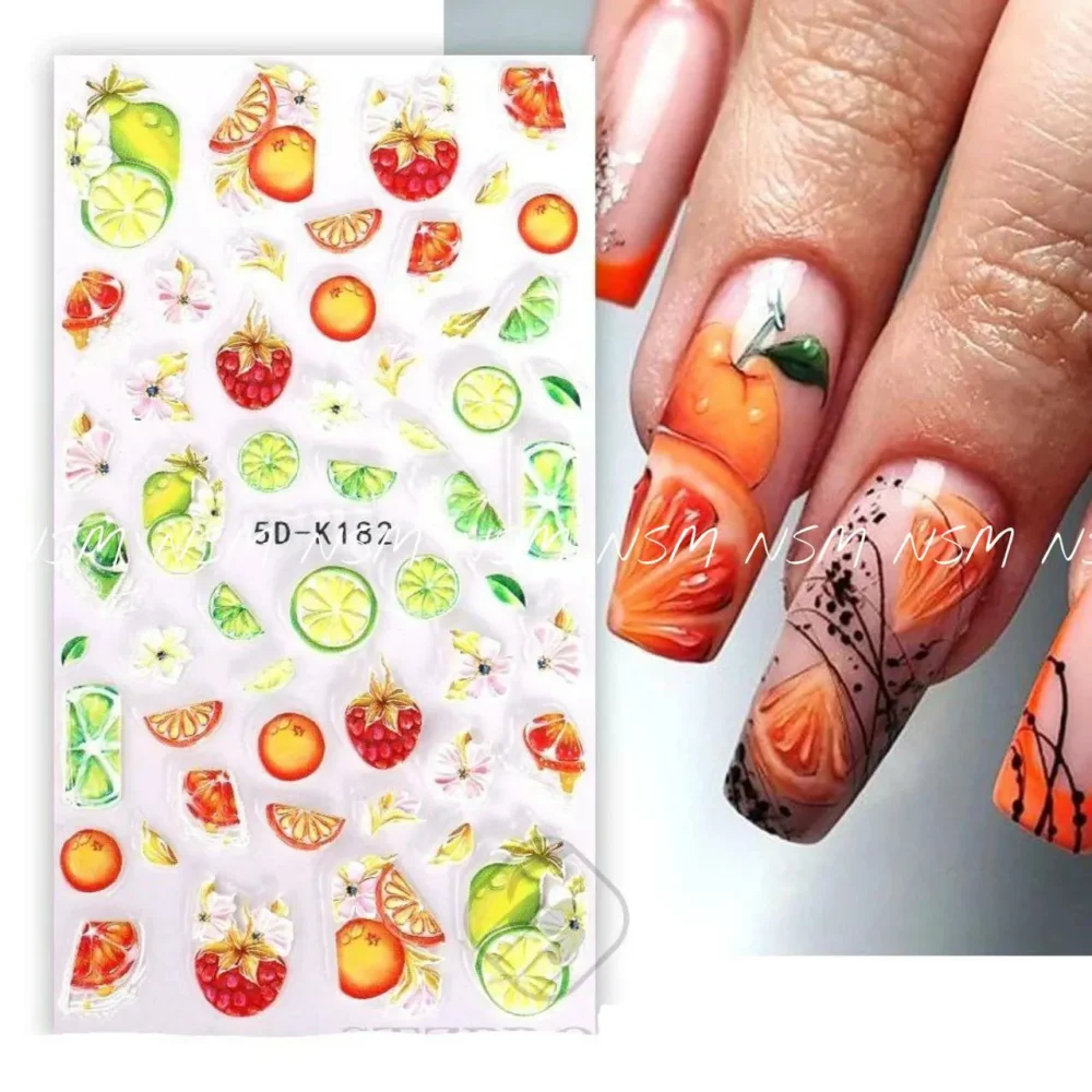 Citrus Fruits 5d Sticker Sheets (5d-k182)