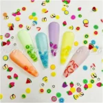 Fruit And Veggies Silicon Nail Art Mylars Wheel