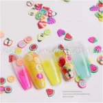 Fruit And Veggies Silicon Nail Art Mylars Wheel