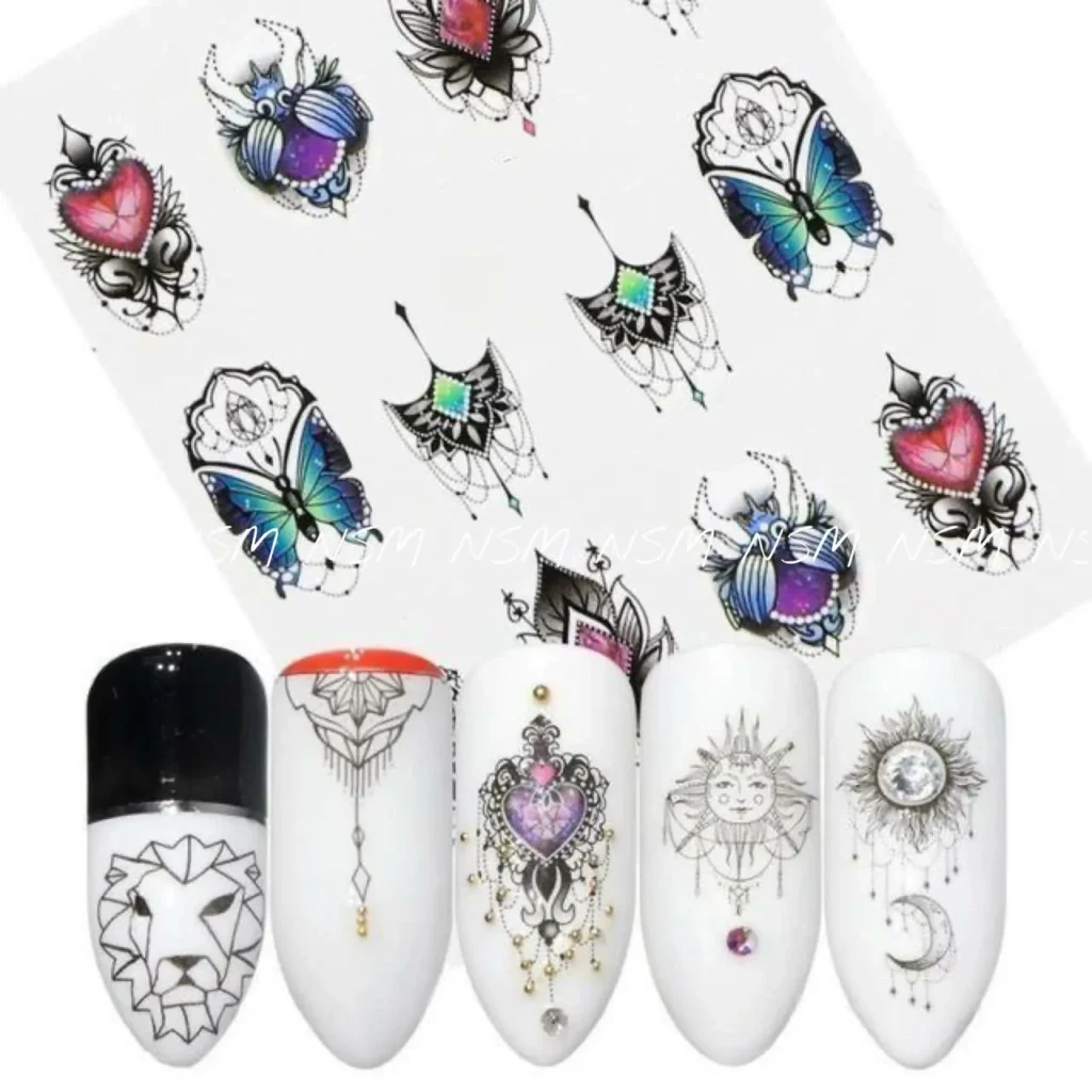Lace Art Water Decal Sticker Sheets (Wg4202)