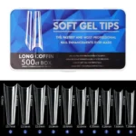 Long Coffin C Cut Soft Gel Tips Box (550 ct)