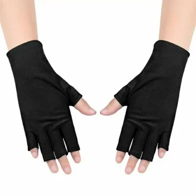 Uv Rays Protector Gloves (black Or White)