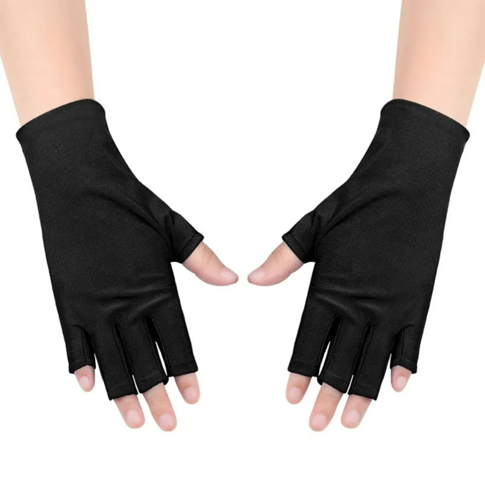 Uv Rays Protector Gloves (black Or White)
