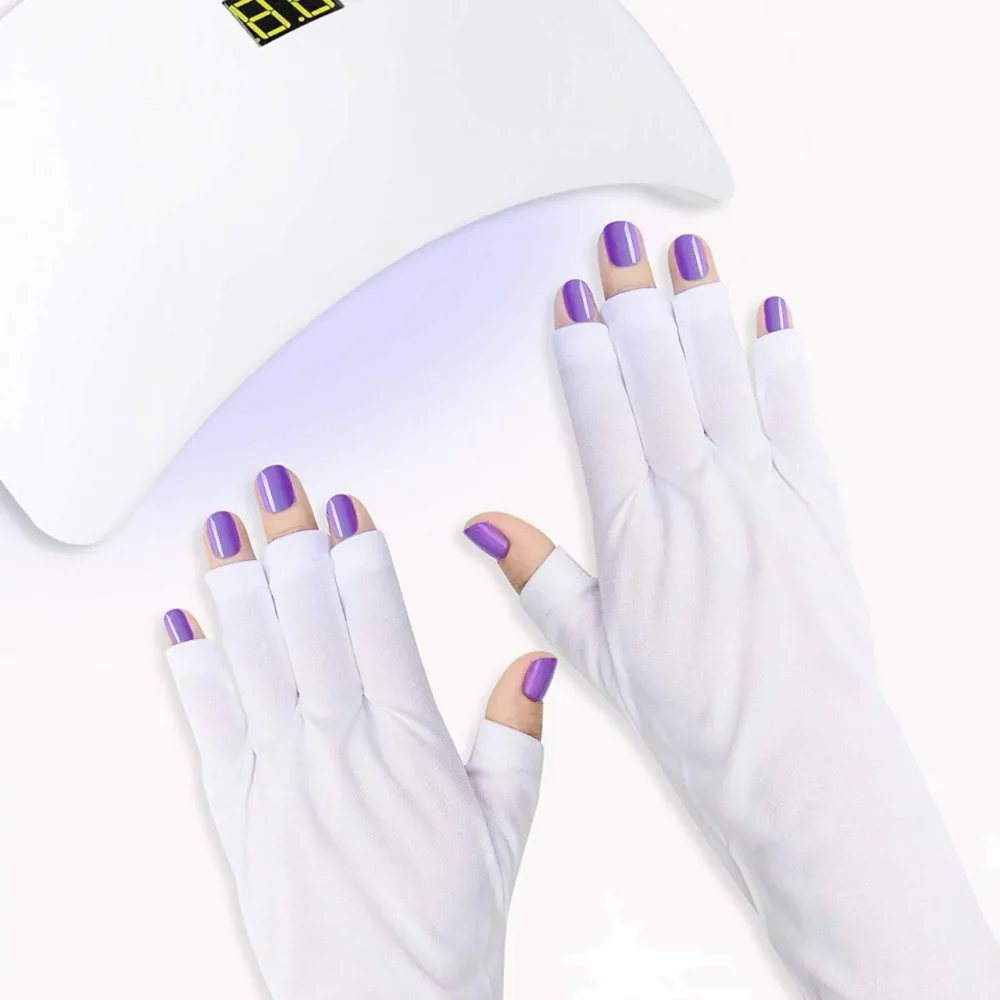Uv Rays Protector Gloves (black Or White)