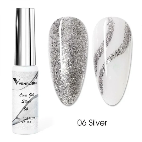 Venalisa Gel Liners Silver (8ml)