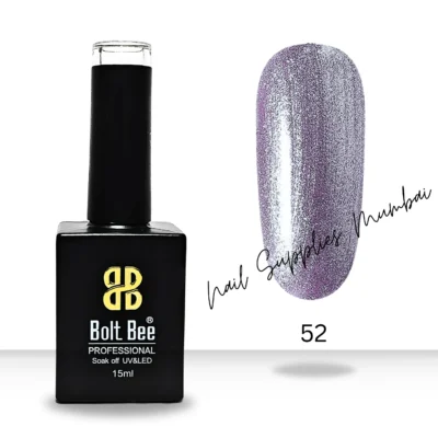 Bolt Bee Lavender Shimmer Gel Polish (shade No.a52) (15ml)