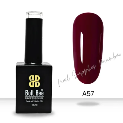 Bolt Bee Maroon Gel Polish (shade No.a57) (15ml)