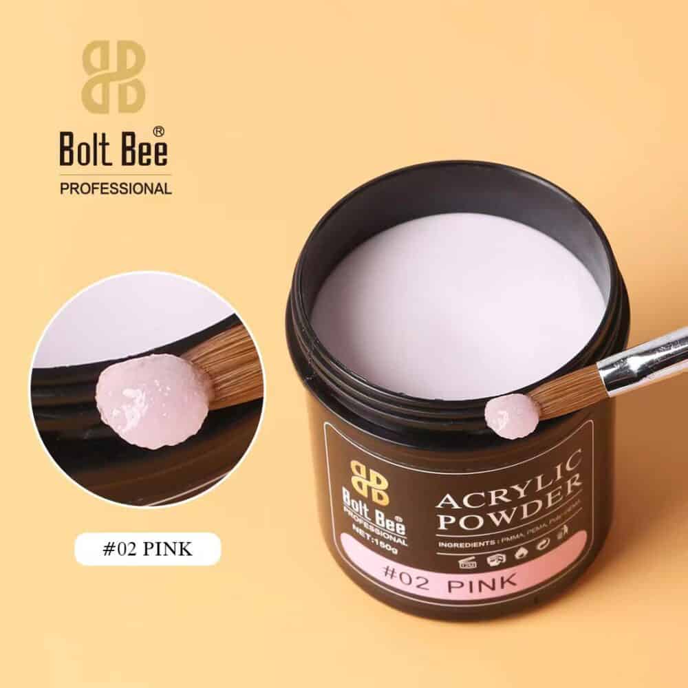 Bolt Bee Acrylic Powder (150gm) - Pink