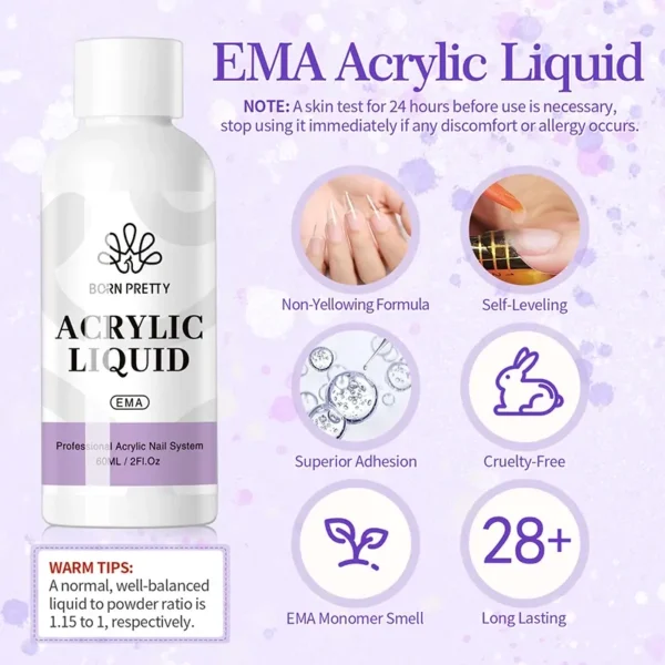 Born Pretty Ema Monomer Acrylic Liquid (60ml)