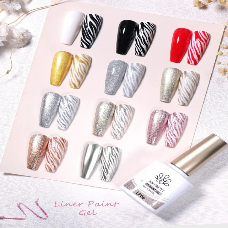 Born Pretty Liner Paint Gel Silver Mirror Metallic Lp11 (10ml)