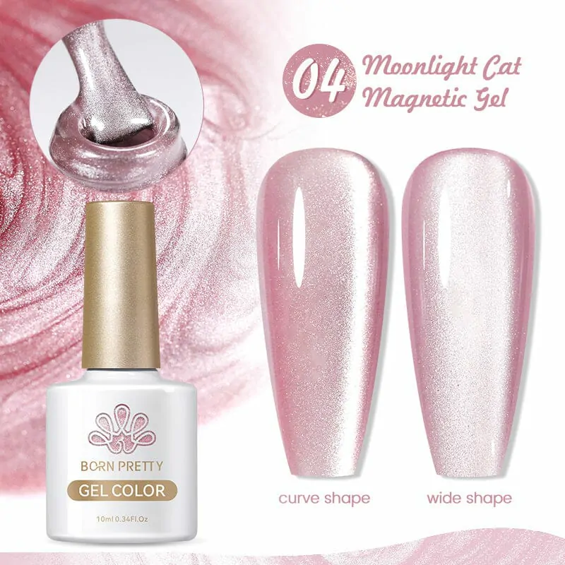 Born Pretty Moonlight Cat Magnetic Gel Polish 04 (10ml)