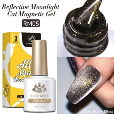 Born Pretty Reflective Moonlight Cat Magnetic Gel Polish Rm05 (10ml)