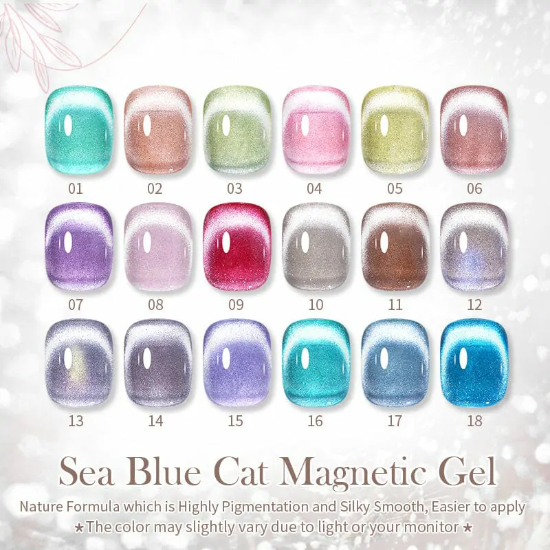 Born Pretty Sea Blue Cat Magnetic Gel Polish Sb10 (10ml)