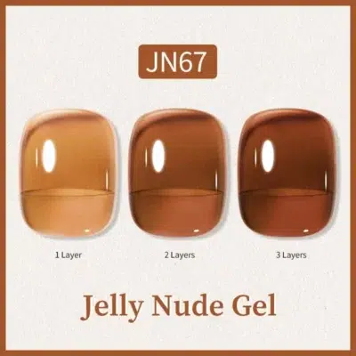 Born Pretty Transparent Jelly Gel Polish Jn67 (10ml)