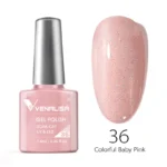 Venalisa Gel Polish Shade No. 36 Colorful  Baby Pink (7.5ml)