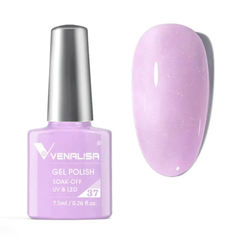 Venalisa Gel Polish Shade No. 37 Shiny Pink Purple (7.5ml)