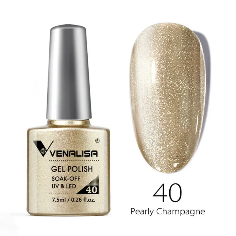 Venalisa Gel Polish Shade No. 40 Pearly
  Champagne (7.5ml)
