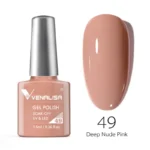 Venalisa Gel Polish Shade No. 49 Deep
  Nude Pink (7.5ml)