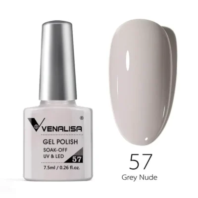 Venalisa Gel Polish Shade No. 57 Grey
  Nude (7.5ml)